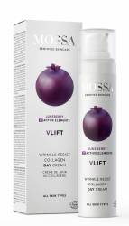 Crema de zi cu colagen, Wrinkle Resist, 50ml - Mossa