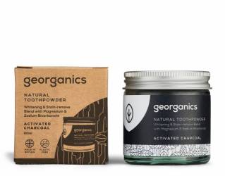 Pasta de dinti pudra, Charcoal, 60ml - Georganics