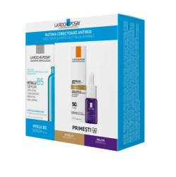 La Roche Posay Pachet B5 Serum 30 ml + Anthelios Age Correct SPF50 15 ml + Mela B3 Serum 10 ml