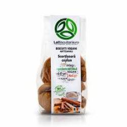 Biscuiti vegani cu Scortisoara Ceylon, fara zahar, 120 g, LaBiscuiterie