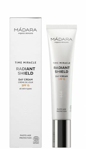 Crema de zi SPF15, Time Miracle Radiant Shield, 40ml - Madara