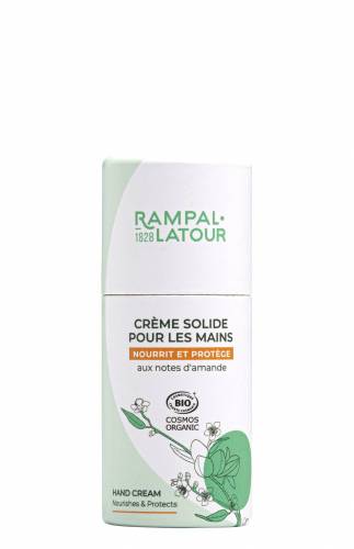 Crema de maini organica solida cu migdale, zero waste, 27g - Jasmin Organic