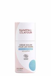 Crema de maini organica solida hipoalergenica, fara parfum, zero waste, 27g - Rampal Latour