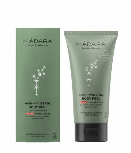 Peeling de corp AHA + MINERAL 175ml - MÁDARA