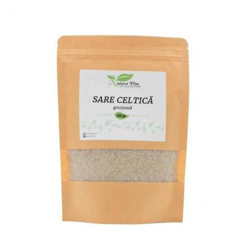 Sare celtica grunjoasa, 500g, Natura Plus