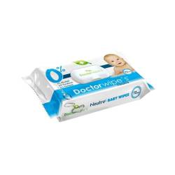 Servetele umede pentru copii, Neutro, cu capac, 72 bucati, Dr Wipes