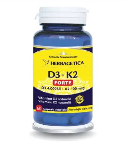 D3 + K2 forte 60 capsule