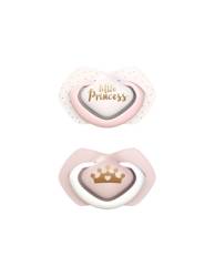 Canpol 22/666 pink suzeta simetrica din silicon 18+ luni gold
