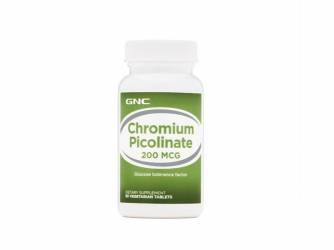 Crom Picolinat, 200 Mcg, 90 Capsule Vegetale - GNC