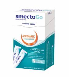 Smecta Go caramel-cacao, 8 plicuri, Ipsen