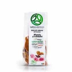 Biscuiti vegani cu Migdale si Trandafiri, 120 g, LaBiscuiterie