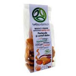 Biscuiti vegani cu portocale si cartof dulce, 120 g, LaBiscuiterie