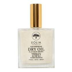 Ulei uscat cu sclipici, Platinum Drops, 100 ml, Eolia