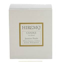 Lumanare din ceara de soia cu petale de iasomie Hiremo, 250 ml, Eolia