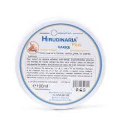 Crema varice Hirudinaria plus cu extract de lipitori, 100 ml, Medicer