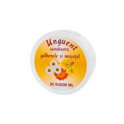 Unguentul de Sunatoare, Galbenele si Musetel, 50 ml, Pontica Elidor