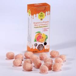 Dropsuri cu Propolis, Miere si Vitamina C, 44 g, Apidava