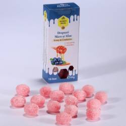 Dropsuri cu Miere si Afine, 44 g, Apidava