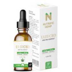 Ulei CBD 5%, spectru complet, 500 mg CBD, 10 ml, Nutrific