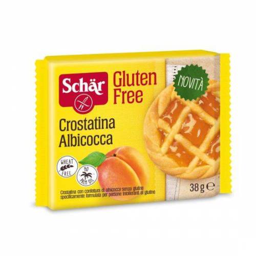 Tarta cu caise, Crostatina Albicocca, fara gluten, 152g - Dr. Schar