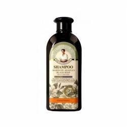 Sampon negru fortifiant pentru toate tipurule de par, 350 ml, Bunica Agafia