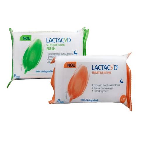 Lactacyd servetele intime  * 15 buc