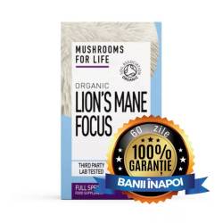 Organic Lion's Mane Focus, 1000 mg, 60 capsule, Mushrooms4Life