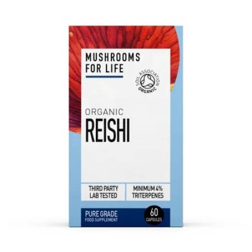 Organic Reishi, 800 mg, 60 capsule, Mushrooms4Life
