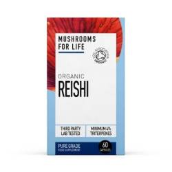Organic Reishi, 800 mg, 60 capsule, Mushrooms4Life