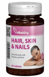 Supliment natural pentru par, piele si unghii, 30 cps - Vitaking