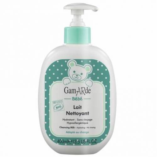 Lapte de curatare zone delicate pentru bebelusi, 400ml - Gamarde