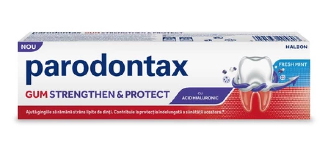 Parodontax pasta dinti cu acid hialuronic Gum Strengthen & Protect Fresh Mint 75 ml