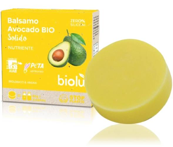 Balsam de par solid cu avocado, 60 g, Biolu