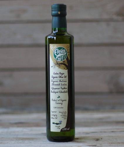Ulei de masline extravirgin, presat la rece, 0,3 aciditate  - eco-bio - 500ml - ELASION