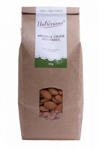 Migdale crude, Non Pareil, 1kg - Nutrissimo