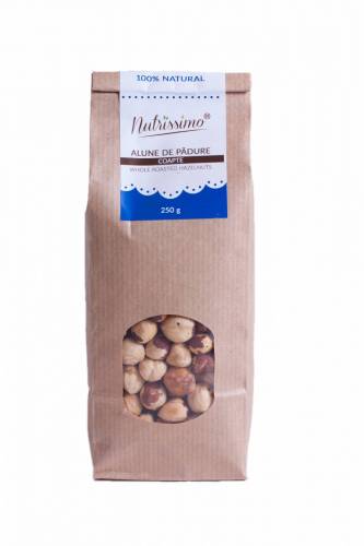 Alune de padure coapte nesarate, 250g - Nutrissimo