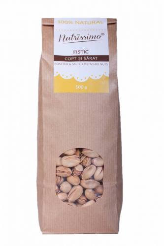 Fistic copt si sarat, 500g - Nutrissimo