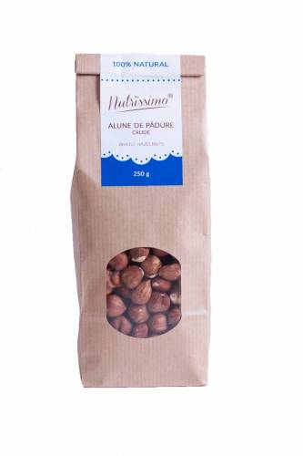 Alune de padure crude, 250g - Nutrissimo