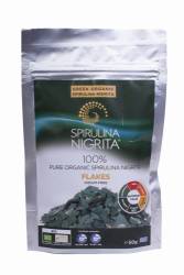 Spirulina fara iod, fulgi eco-bio 50g, Spirulina Nigrita