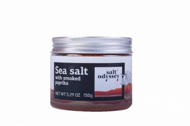 Sare de mare, cu paprika afumata, 150g - Salt Odyssey