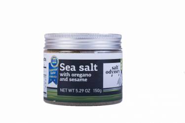 Sare de mare, cu oregano si susan, 150g - Salt Odyssey