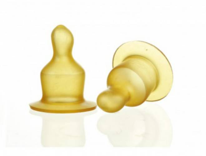 Minut baby tetină latex ortodontică 3+ luni 2 bucăți