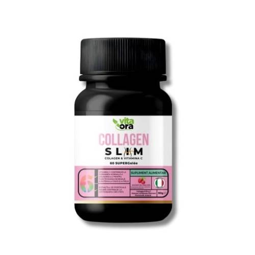 Supergelee Collagen Slim, 60 jeleuri, Vitaora