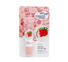 Balsam de buze hidratant cu capsuni Pure Skin, 10g, Esfolio