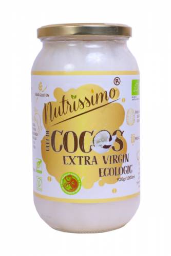 Ulei de cocos, extravirgin, 1000ml - Nutrissimo
