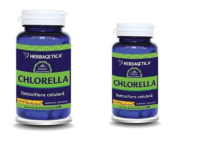 Chlorella, 60 capsule, Herbagetica
