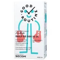 Vitamina D3 pentru copii Daily-D3 Jr, 500 IU, 15 ml, Good Routine, Secom