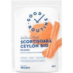 Scortisoara Ceylon pulbere, eco-bio, 60 g, Good Routine - Secom