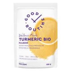 Pulbere de Turmeric, eco-bio, 150 g, Good Routine, Secom