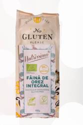 Faina de orez integral, fara gluten, 400g - Nutrissimo